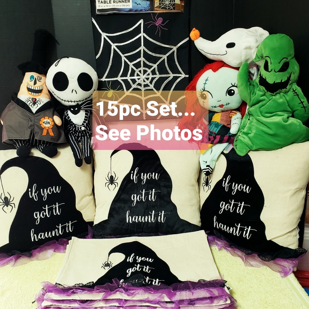 15pc Halloween decor Set